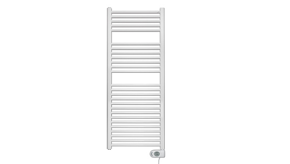 Полотенцесушитель электрический Zehnder Aura 1466 х 600 мм, 1000 Вт, черный, RAL 9005 matt (матовый)