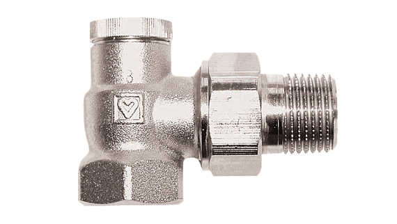 Вентиль запорный HERZ RL-1 угловой