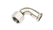 Отвод с внутренней резьбой 90° NiroPress®304L