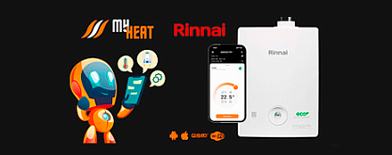 Настенные котлы RINNAI и системы управления котельными MyHeat