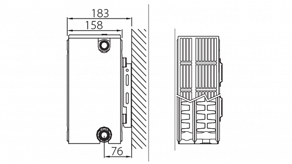 Радиатор Stelrad Compact, тип 33