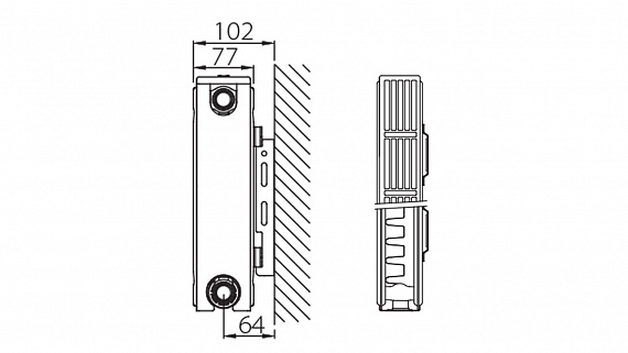 Радиатор Stelrad Compact, тип 21