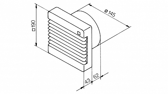 Вентилятор вытяжной HelioVent HVR 150