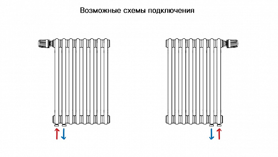 Радиатор RIFAR TUBOG VENTIL 2057, цвет Технолак